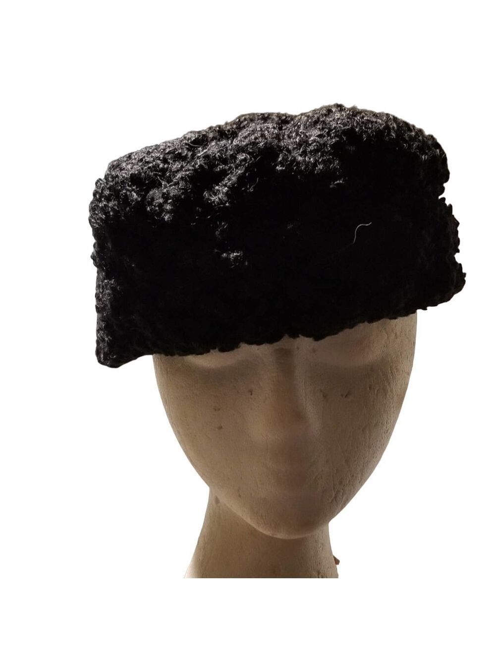 Beautiful Black Ladies Persian Lamb Custom Made Hat.